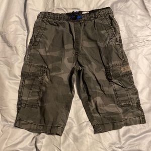 Boys camo cargo shorts